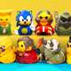 Image for article titled Video Game Characters As Horrific Rubber Ducks